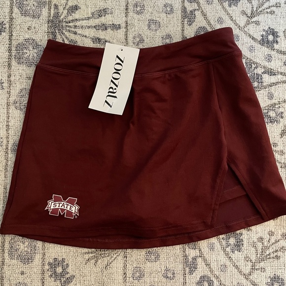 Zyia Active Kids Maroon Skort - Picture 1 of 3